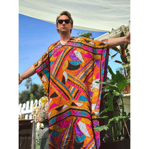 1970s Ruth Norman for Neiman Marcus Caftan! - Picture 13 of 16